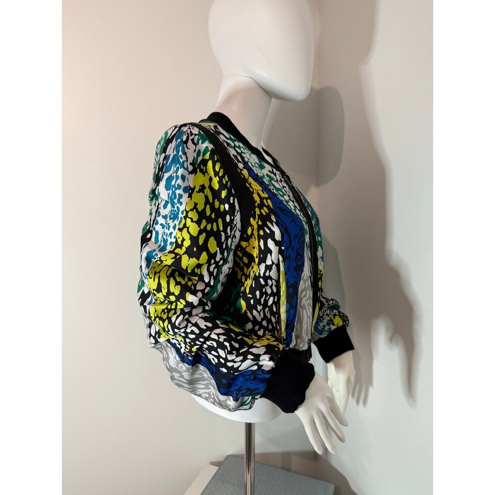 Bcbg Multicolored Bomber Jacket - image 4